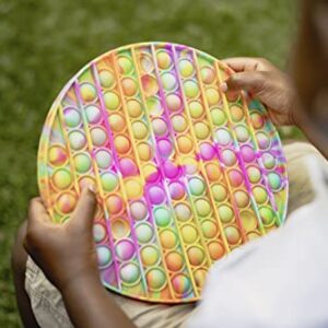 Chuckle & Roar: Pop It! XL Rainbow - Tactile Engagement Toy - Great for Toddlers - Safe and Durable