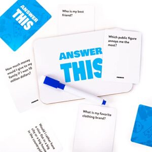 Answer This - Friends - How Well Do You Know Your Family & Friends? - Fun Party Card Game for Teens & Adults - Great Conversation Starter