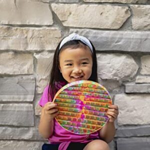 Chuckle & Roar: Pop It! XL Rainbow - Tactile Engagement Toy - Great for Toddlers - Safe and Durable