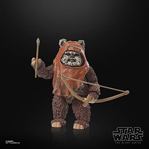 STAR WARS The Black Series Wicket, Return of The Jedi 40th Anniversary 6-Inch Collectible Action Figures, Ages 4 and Up