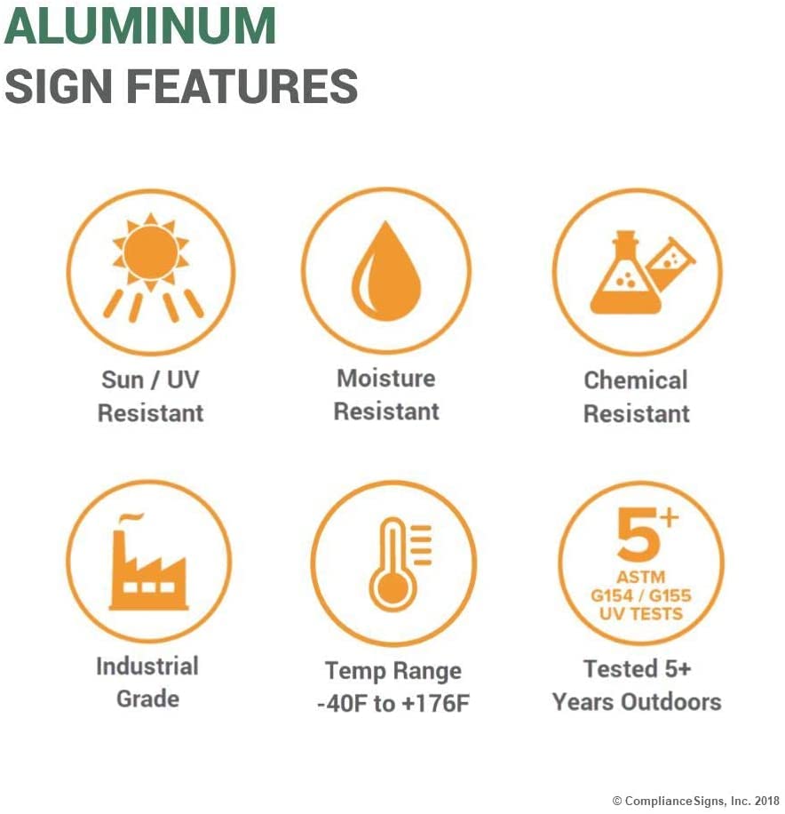 ComplianceSigns.com 12"x12" Aluminum NFPA 704 0-0-0-0 Hazard Diamond Placard, Made in the USA