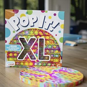 Chuckle & Roar: Pop It! XL Rainbow - Tactile Engagement Toy - Great for Toddlers - Safe and Durable