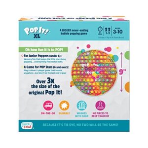 Chuckle & Roar: Pop It! XL Rainbow - Tactile Engagement Toy - Great for Toddlers - Safe and Durable