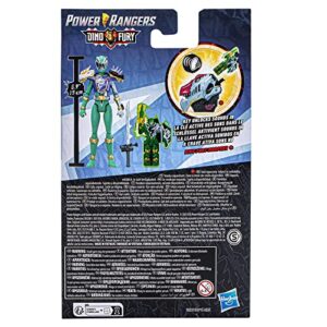 Power Rangers Dino Fury Cosmic Armor Green Ranger, 6-Inch Action Figures Make Great Gifts for Boys and Girls Ages 4 and Up