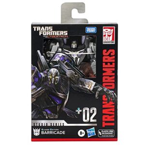 Transformers Toys Studio Series Deluxe Class 02 Gamer Edition Barricade Toy, 4.5-inch, Action Figure for Boys and Girls Ages 8 and Up