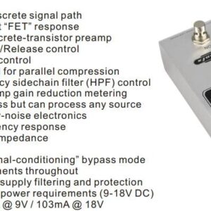 Demonfx CALL76 Compact FET Bass Compressor Fast US Ship