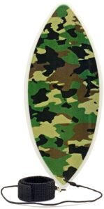 shaka minis finger skimboard | finger surfboard - skim and surf the wind, waves and almost anywhere (camo)