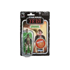 STAR WARS Retro Collection Lando Calrissian (Skiff Guard), Return of The Jedi 3.75-Inch Collectible Action Figures, Ages 4 and Up (F7277)