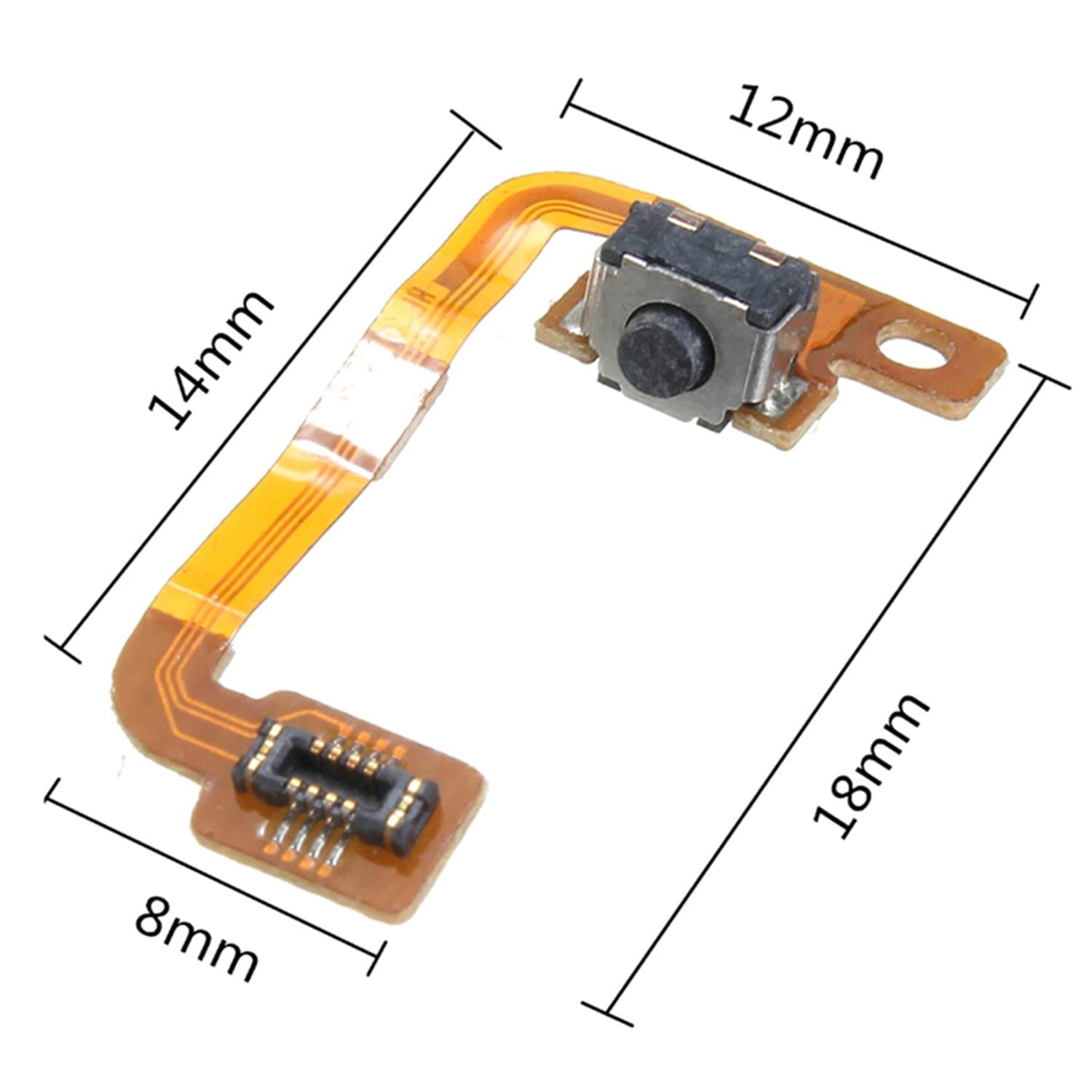 Replacement L/R shoulder button with flex cable for NS 3DS