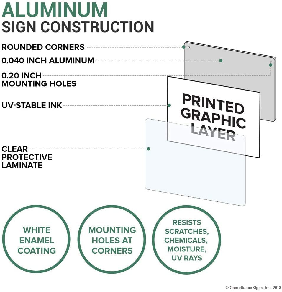 ComplianceSigns.com 12"x12" Aluminum NFPA 704 0-0-0-0 Hazard Diamond Placard, Made in the USA