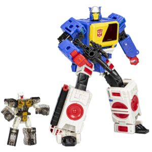 Transformers Toys Legacy Evolution Voyager Twincast and Autobot Rewind Toy, 7-inch, Action Figures for Boys and Girls Ages 8 and Up