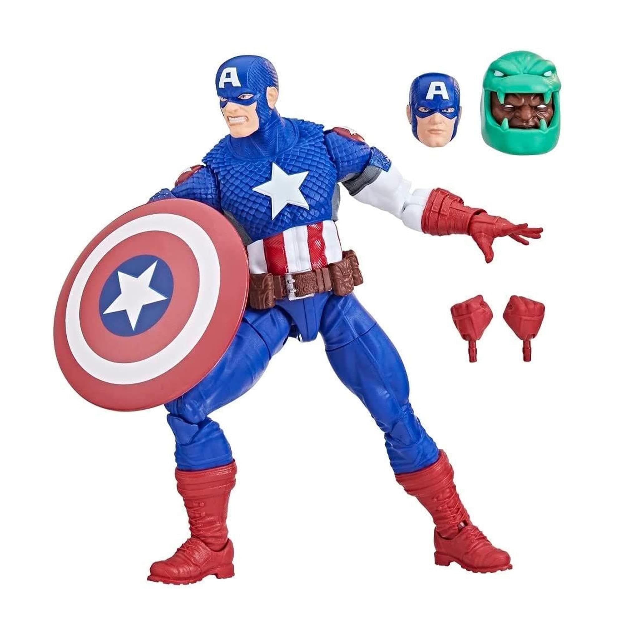 Marvel Legends Series: Ultimate Captain America Ultimates,Classic Comic Collectible 6 Inch Action Figure