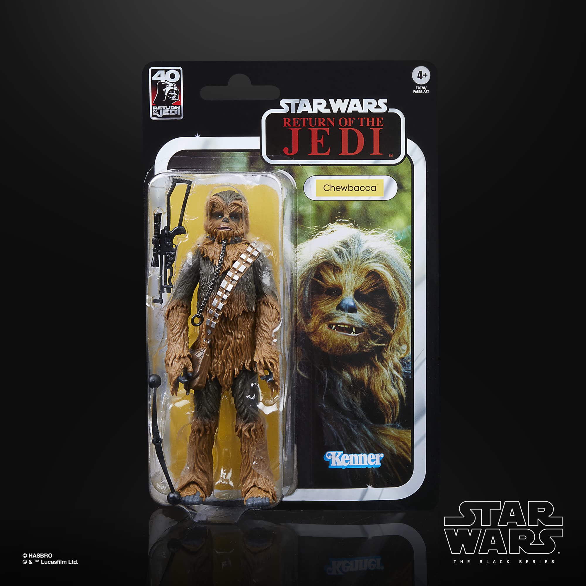 STAR WARS The Black Series Chewbacca, Return of The Jedi 40th Anniversary 6-Inch Collectible Action Figures, Ages 4 and Up