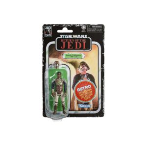 STAR WARS Retro Collection Lando Calrissian (Skiff Guard), Return of The Jedi 3.75-Inch Collectible Action Figures, Ages 4 and Up (F7277)