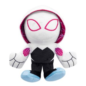 Bleacher Creatures Marvel Ghost Spider (Spider-Gwen) 8" Kuricha Sitting Plush- Soft Chibi Inspired Toy