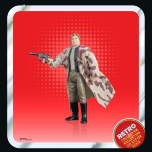 STAR WARS Retro Collection Han Solo (Endor), Return of The Jedi 3.75-Inch Collectible Action Figures, Ages 4 and Up