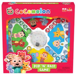 Goliath CoComelon - Pop 'N' Race - Features CoComelon Characters - No Reading Required! - Ages 3 and Up, 2-4 Players