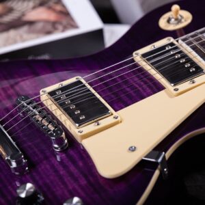 GROTE Guitar Solid Body Electric Guitar with Gigbag LPYS-006 (Purple)