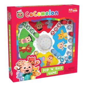 Goliath CoComelon - Pop 'N' Race - Features CoComelon Characters - No Reading Required! - Ages 3 and Up, 2-4 Players