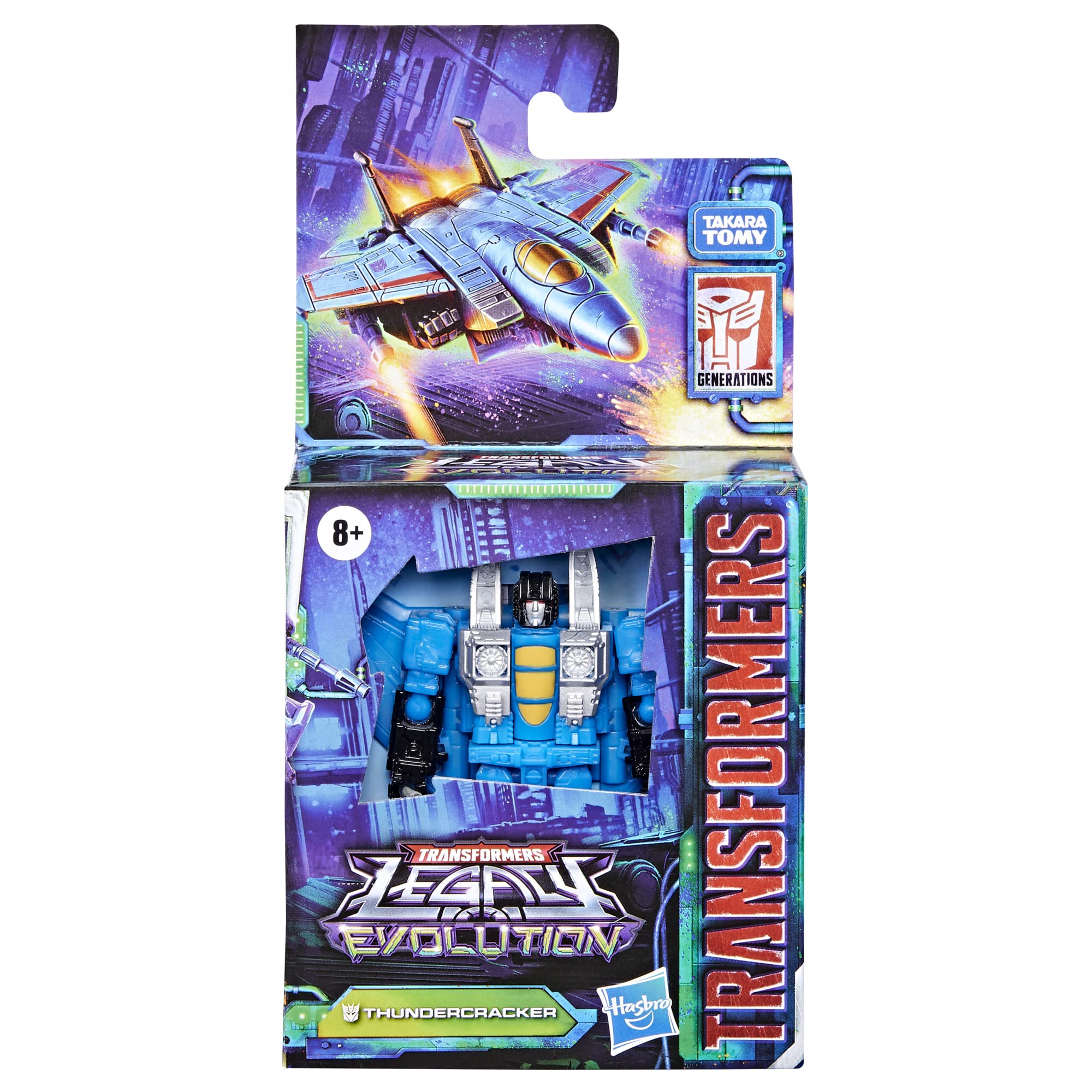 Transformers Toys Legacy Evolution Core Thundercracker Toy, 3.5-inch, Action Figure for Boys and Girls Ages 8 and Up