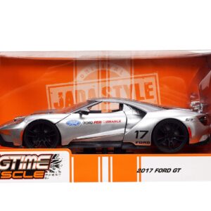 Jada Toys Big Time Muscle 1:24 2017 Ford GT Die-cast Car, Toys for Kids and Adults