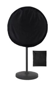 fan cover - outdoor waterproof fan covers - outside large stand up pedestal and wall mount industrial fan cover in heavy duty material fit 18" fan