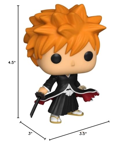 POP Bleach - Ichigo Bankai Tensa Zangetsu (AAA Anime Exclusive) Funko Vinyl Figure (Bundled with Compatible Box Protector Case), Multicolor, 3.75 inches