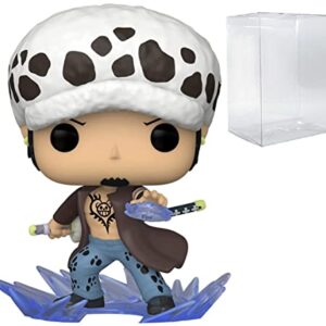 POP One Piece - Trafalgar D. Law Room Attack (AAA Anime Exclusive) Funko Vinyl Figure (Bundled with Compatible Box Protector Case), Multicolor, 3.75 inches