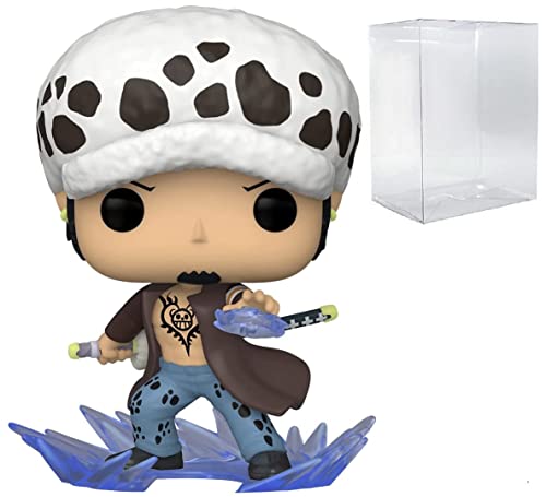 POP One Piece - Trafalgar D. Law Room Attack (AAA Anime Exclusive) Funko Vinyl Figure (Bundled with Compatible Box Protector Case), Multicolor, 3.75 inches