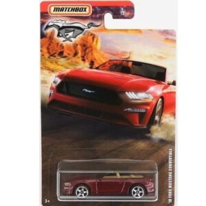 Matchbox Limited Edition Mustang Series Release Set of 3 Diecast Vehicles with a Coupe, Convertible, and Police Cruiser