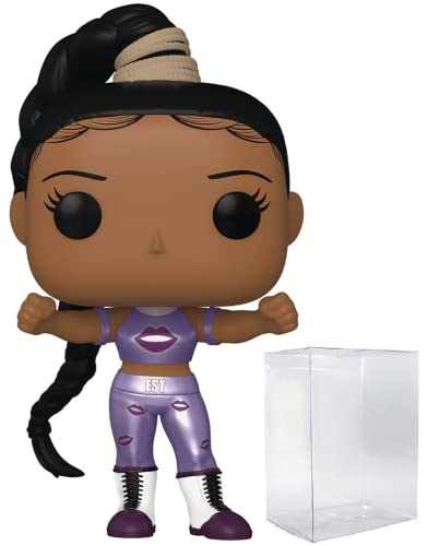 POP WWE: Bianca Bel Air Funko Pop| Vinyl Figure (Bundled with Compatible Pop Box Protector Case), Multicolor, 3.75 inches