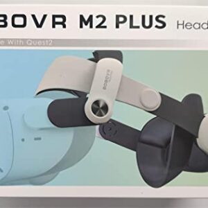 BOBOVR M2 Plus Head Strap,Compatible with Meta Quest 2,Enhanced Comfort and Reduce Facial Stress,VR Accessories（M2 Upgrade）