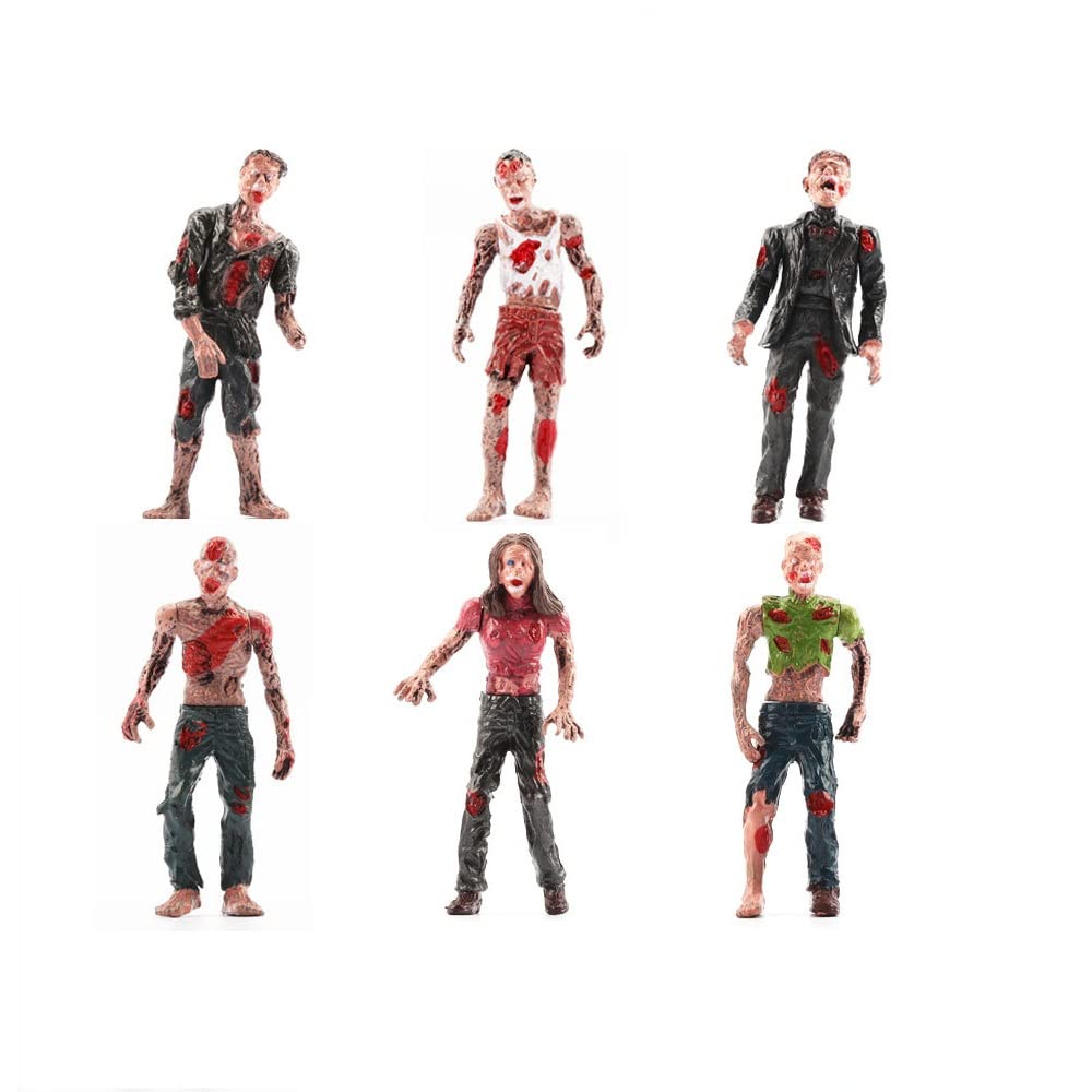 Ai-Fun 12PCS Action Figures Set, Special Force Soldier Figures, Fighting with Zombie Dead and Mercenary Figures Action Figures for Kids (Zombie and Mercenary)