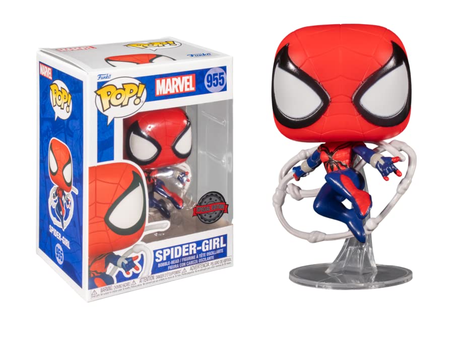 Funko Pop! Spider-Girl Exclusive Bundled with Pop Protector 955