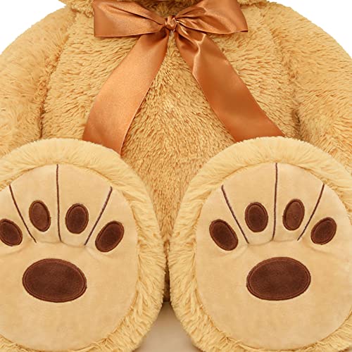 MorisMos Giant Teddy Bear Stuffed Animal, Big Teddy Bear Life Size, 36in Large Teddy Bear Cuddly Soft for Baby Shower, Boys, Girls