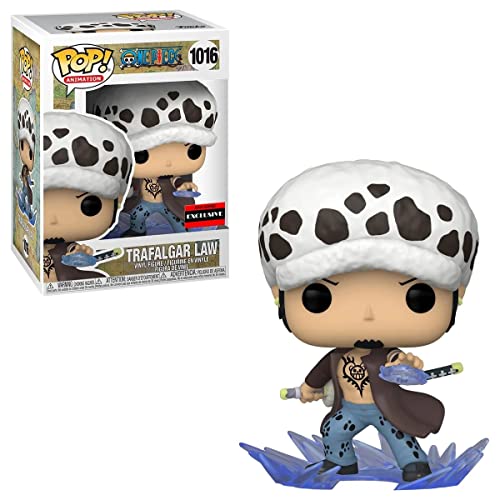 POP One Piece - Trafalgar D. Law Room Attack (AAA Anime Exclusive) Funko Vinyl Figure (Bundled with Compatible Box Protector Case), Multicolor, 3.75 inches