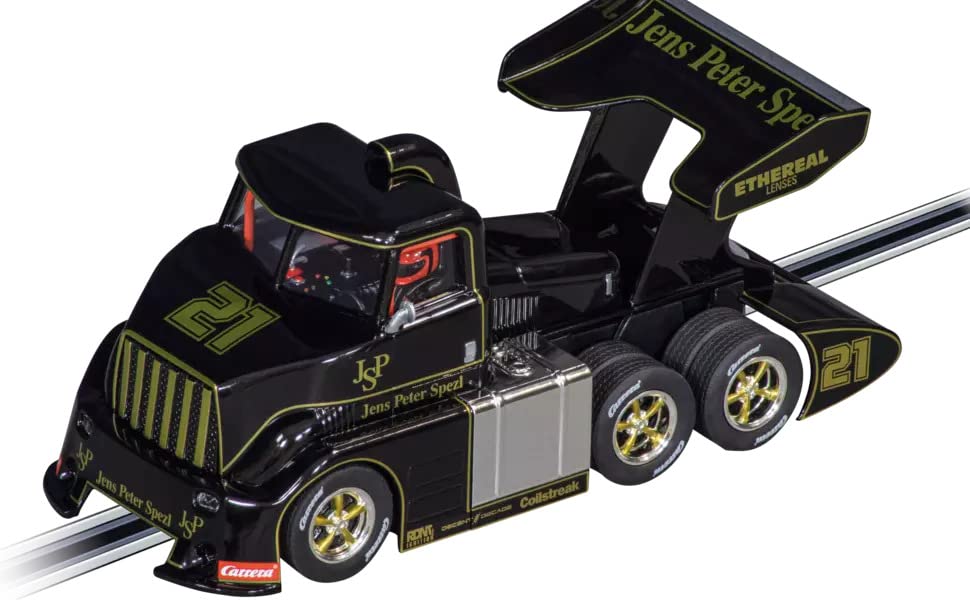 Carrera 31048 Race Truck Conventional Jens Peter Spezl No.21 1:32 Scale Digital Slot Car Racing Vehicle Digital Slot Car Race Tracks