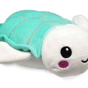 Hatchkinz | Reversible Sea Turtle to Egg Plushie | Happy + Sad | Show Your Mood | Stress Relief Plush 7"