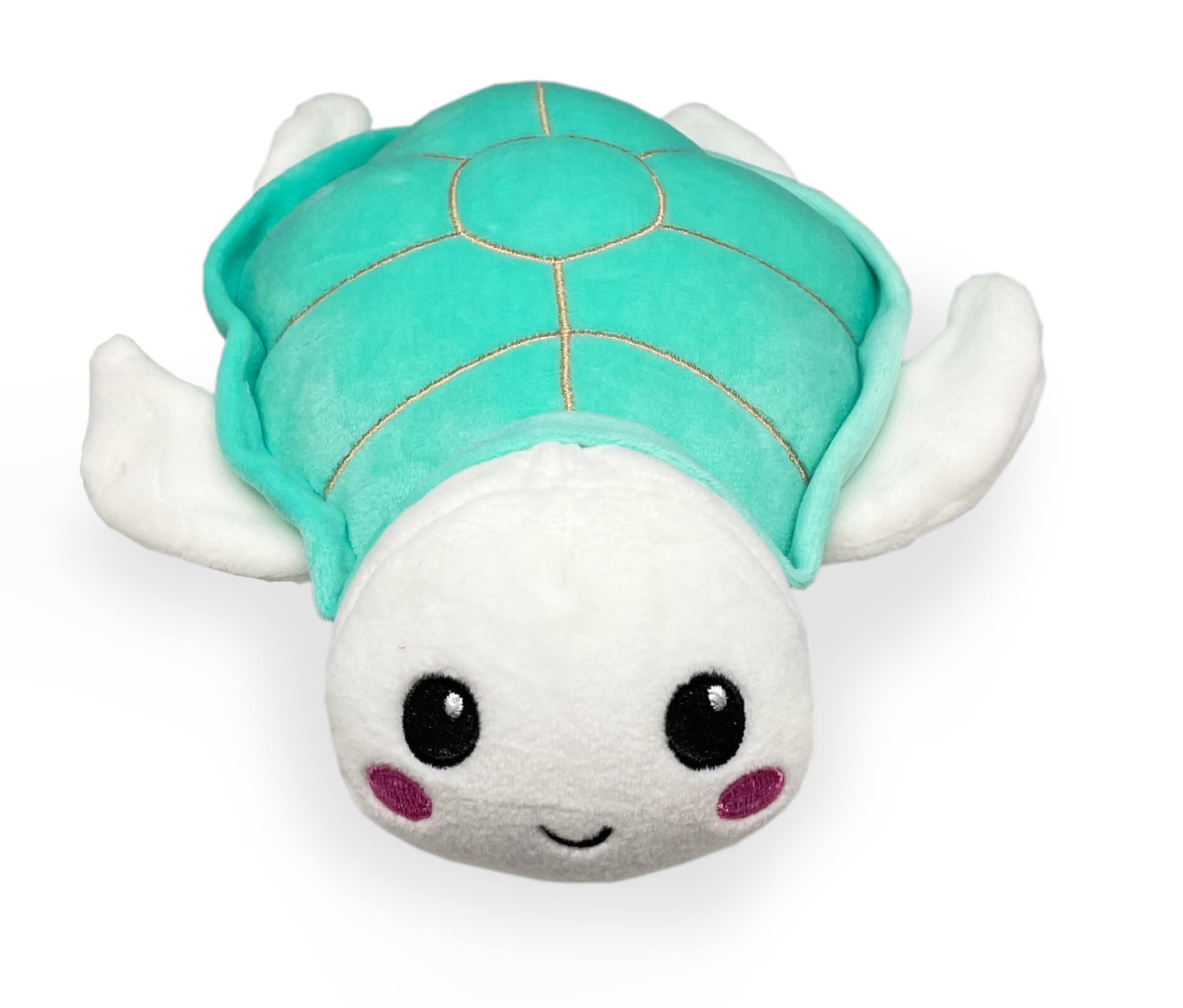 Hatchkinz | Reversible Sea Turtle to Egg Plushie | Happy + Sad | Show Your Mood | Stress Relief Plush 7"