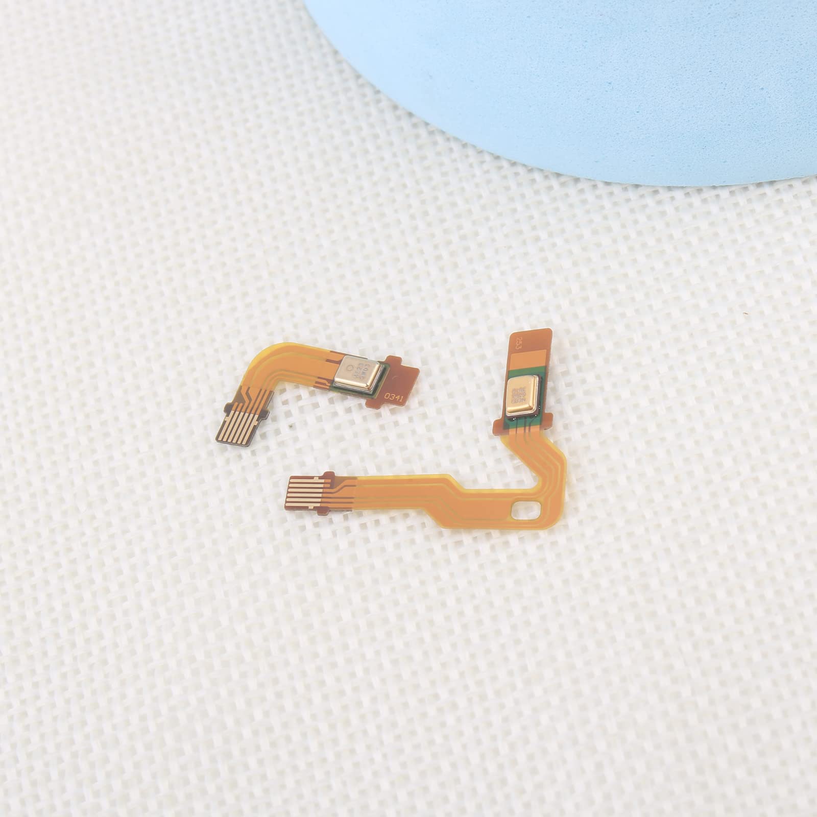 YWLRONG PS5 Microphone Flex Cable for Sony PlayStation 5 PS5 BDM-010 Handle Inner Mic Ribbon Cable Controller Replacement with Tools(Lelf and Right)