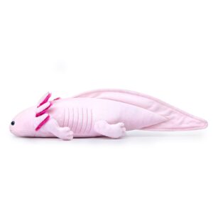 ZHONGXIN MADE Axolotl Plush - Light Pink Axolotl Stuffed Animal, Realistic 20" Cute Ambystoma Creepy Amphibians Plush Toys, Unique Plush Gift Collection for Kids