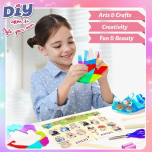 Titoclar Arts and Crafts for Kids Girls Ages 8-12 6-8 4-8 4-6 - Make Your Own Clay Handprint Bowls, Classroom Must Haves Crafts for Kids Birthday Gifts for 4 5 6 7 8 9 10 Year Old Girl (18 Colors)