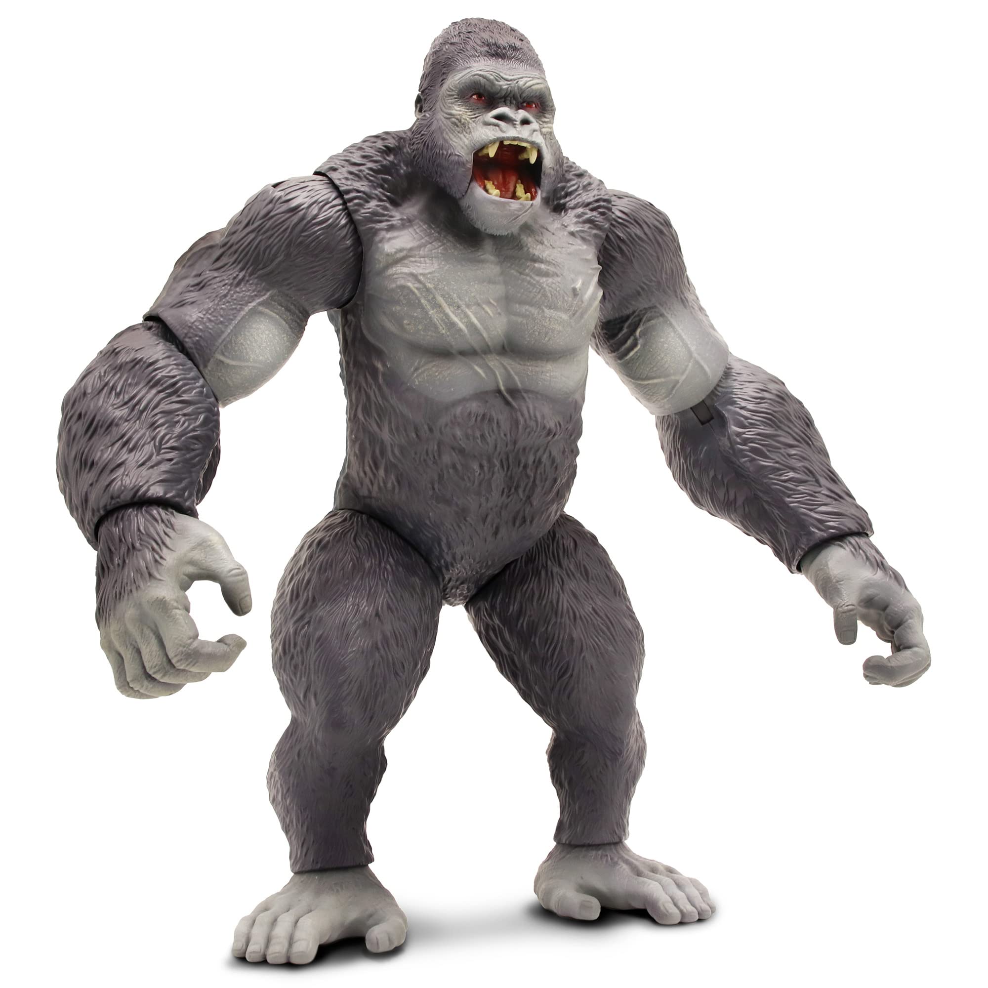 Lanard Primal Clash! Big Boss Gorilla! - 17'' Action Figure, Giant Poseable Mega-Monster, Ages 3+