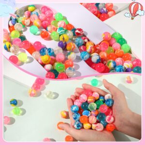 300 Pcs Small Bouncy Balls Bulk for Kids Rubber High Bouncing Balls 0.78 Inch/ 20 mm Mini Neon Bouncing Balls for Back to School Game Prizes Party Favors Birthday Gift Vending Machines Activities