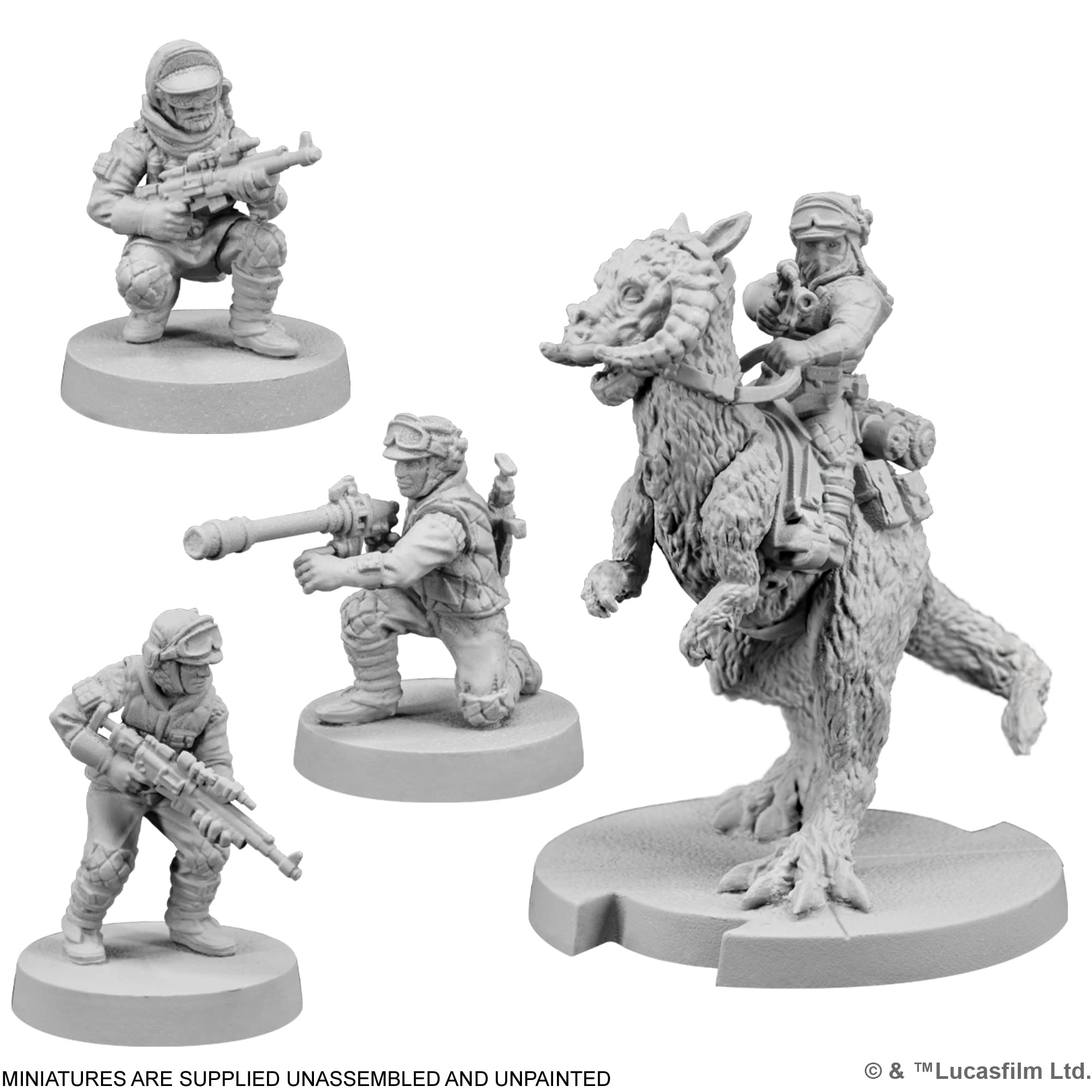 Star Wars: Legion Echo Base Defenders Battle Force Starter Set - Lead The Rebel Alliance! Tabletop Miniatures Strategy Game, Ages 14+, 2 Players, 3 Hour Playtime, Made by Atomic Mass Games