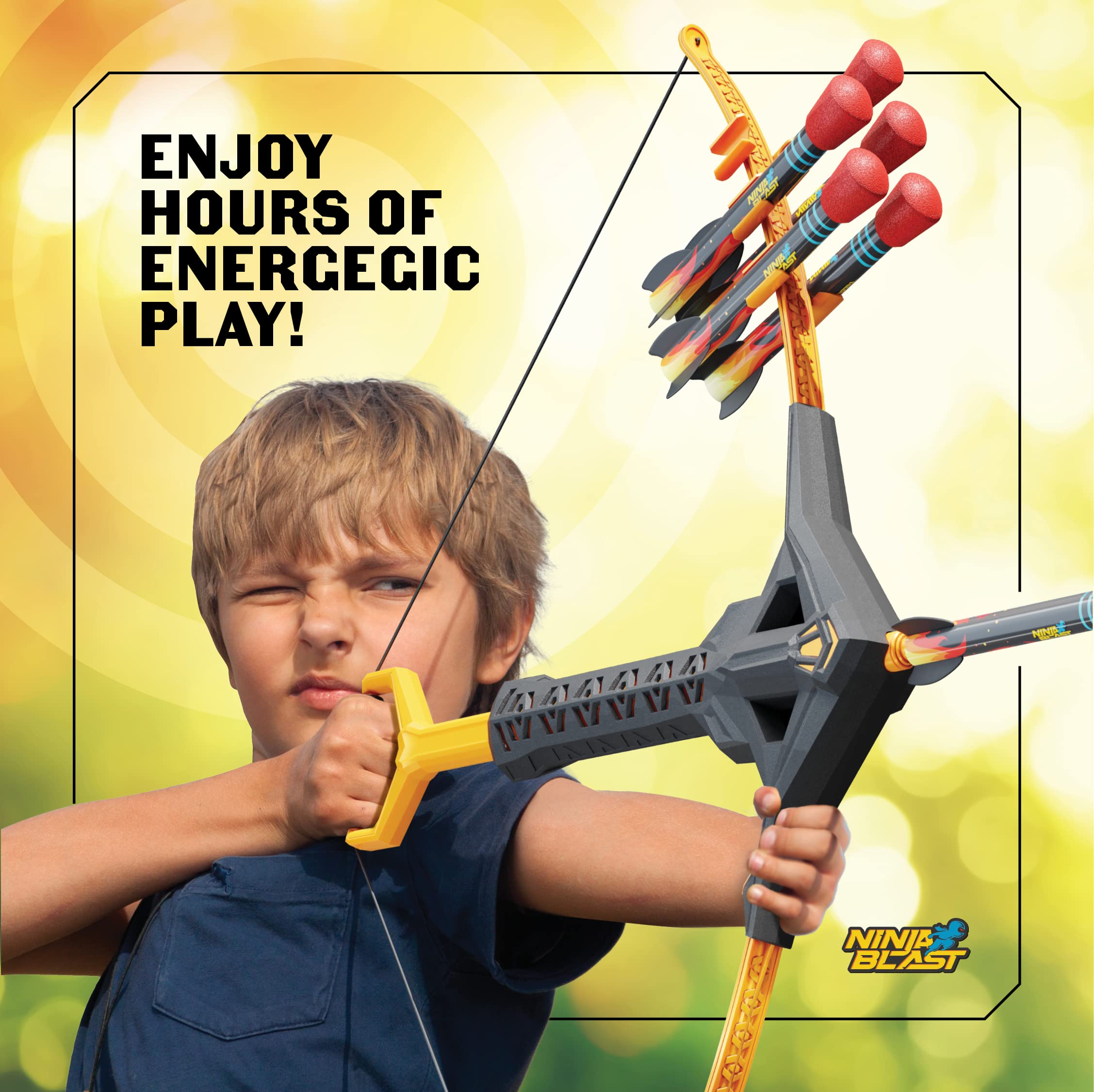 Kids Bow and Arrow Archery Set - Coolest Toys for Boys Age 6, 7, 8, 9, 10, 11 & 12 Year Old Boy Gifts - Cool Boy Toys Birthday Gift - Best Outdoor Kid Sports Play Toy