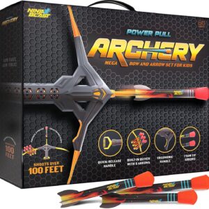 Kids Bow and Arrow Archery Set - Coolest Toys for Boys Age 6, 7, 8, 9, 10, 11 & 12 Year Old Boy Gifts - Cool Boy Toys Birthday Gift - Best Outdoor Kid Sports Play Toy