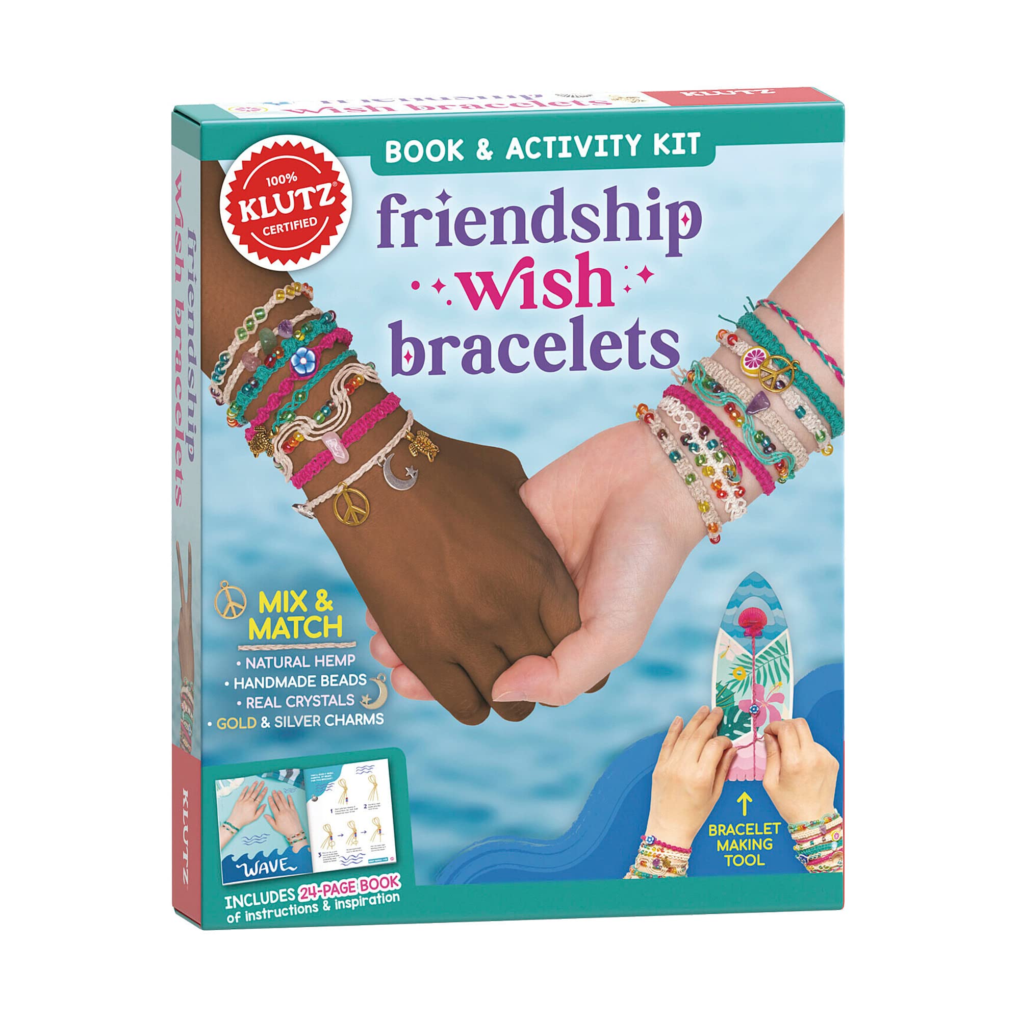 Klutz Friendship Wish Bracelets Arts & Crafts for Ages 8 to 12