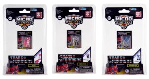 world's smallest world’s smallest micro action figures transformers generation 2 arcee, megatron, and soundwave.(three pack)