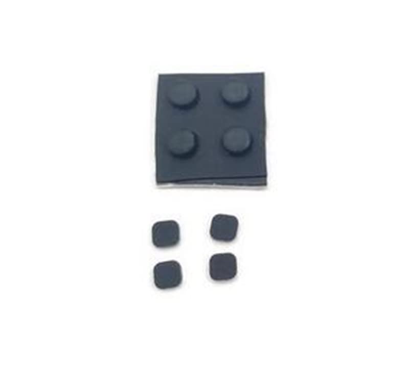 Upper LCD Screws Hole Cover For New 3DS XL LL Console Front Back Screw Rubber Feet Cover Replacement (Dark Gray)